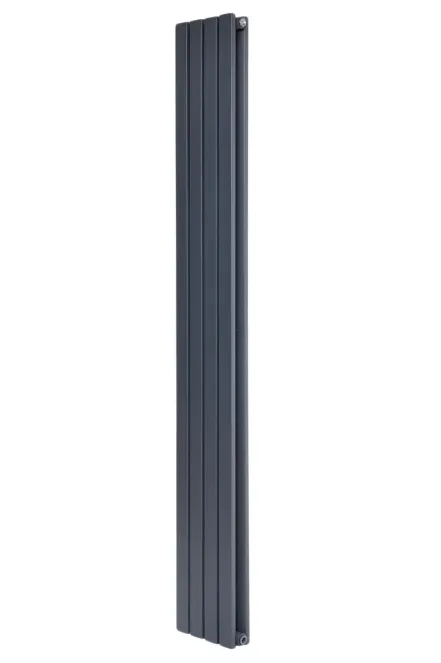 Вертикальный дизайнерский радиатор отопления ARTTIDESIGN Terni II 4/1800/236/50 серый матовый 